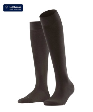 Falke Vitalizer Knee-high Socks Sokken Dames Bruin | ICZ-069857