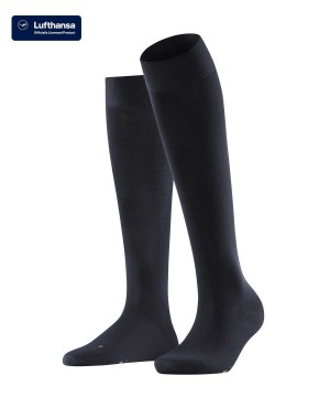 Falke Vitalizer Knee-high Socks Sokken Dames Blauw | FCD-478126