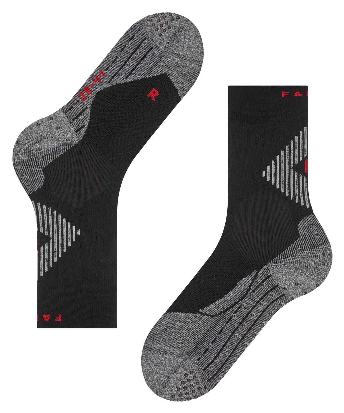 Falke 4GRIP Socks Sokken Heren Zwart | IBT-437986