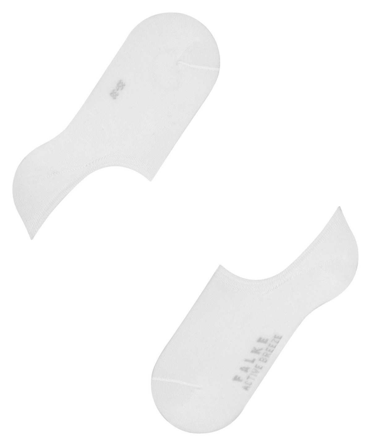 Falke Active Breeze Invisibles No Show Socks Dames Wit | CEF-270936