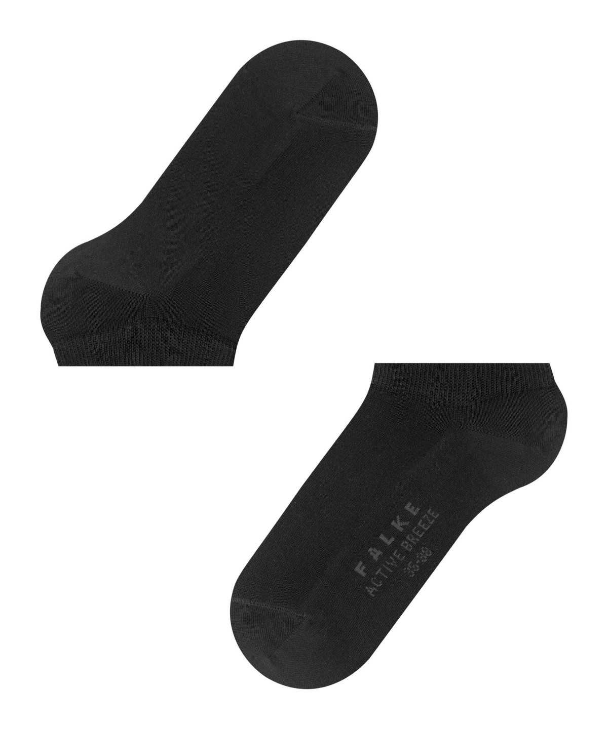 Falke Active Breeze Sneaker socks Sokken Dames Zwart | EBN-863720