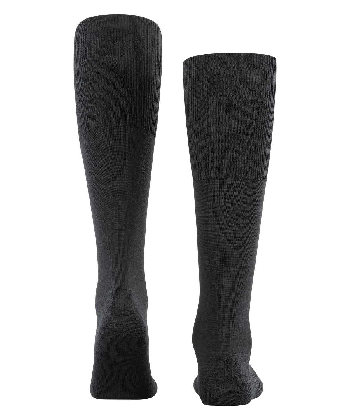 Falke Airport Plus Knee-high Socks Sokken Heren Zwart | MKO-289547