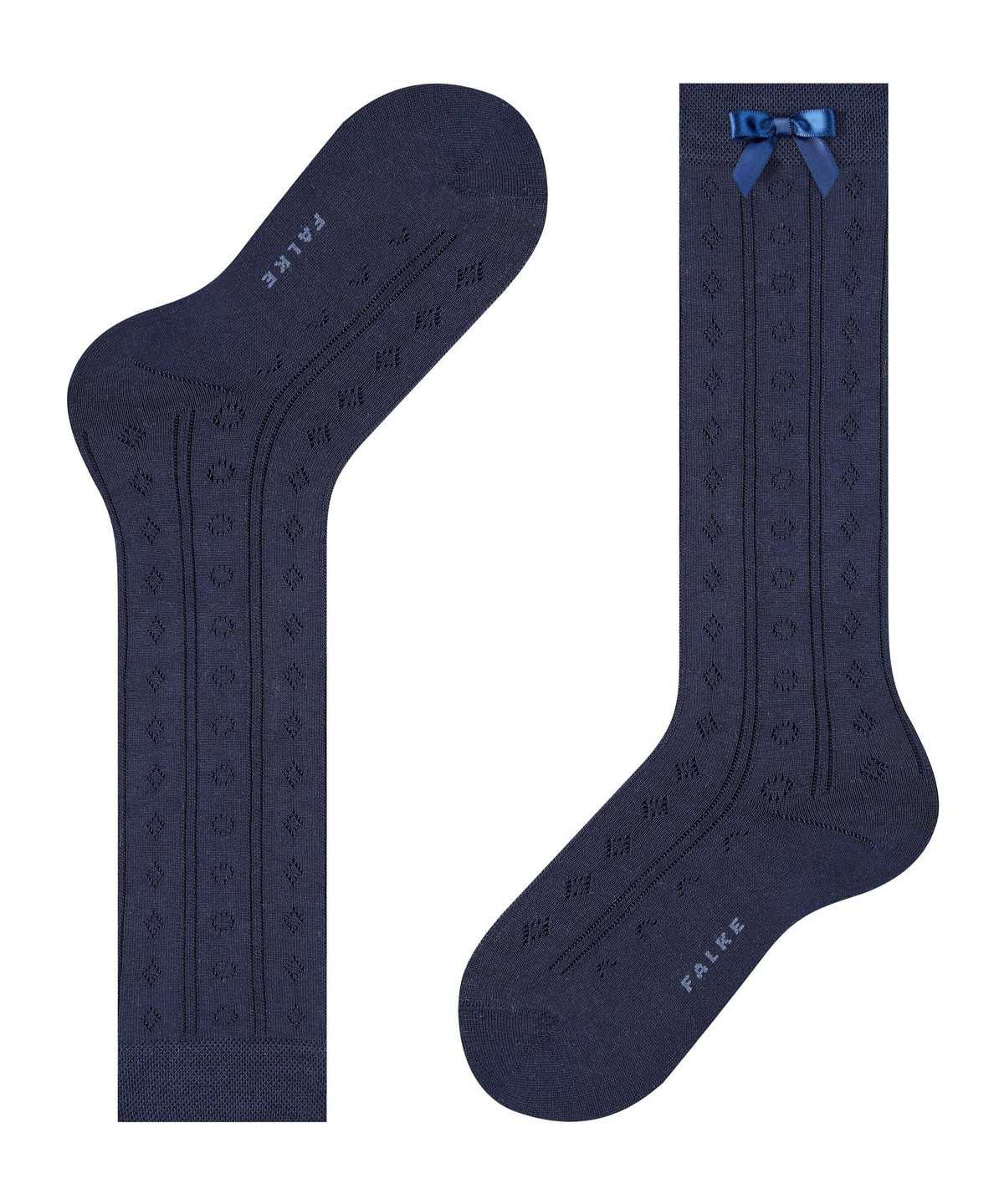 Falke Ajour Knee-high Socks Sokken Kinderen Blauw | FJS-210857