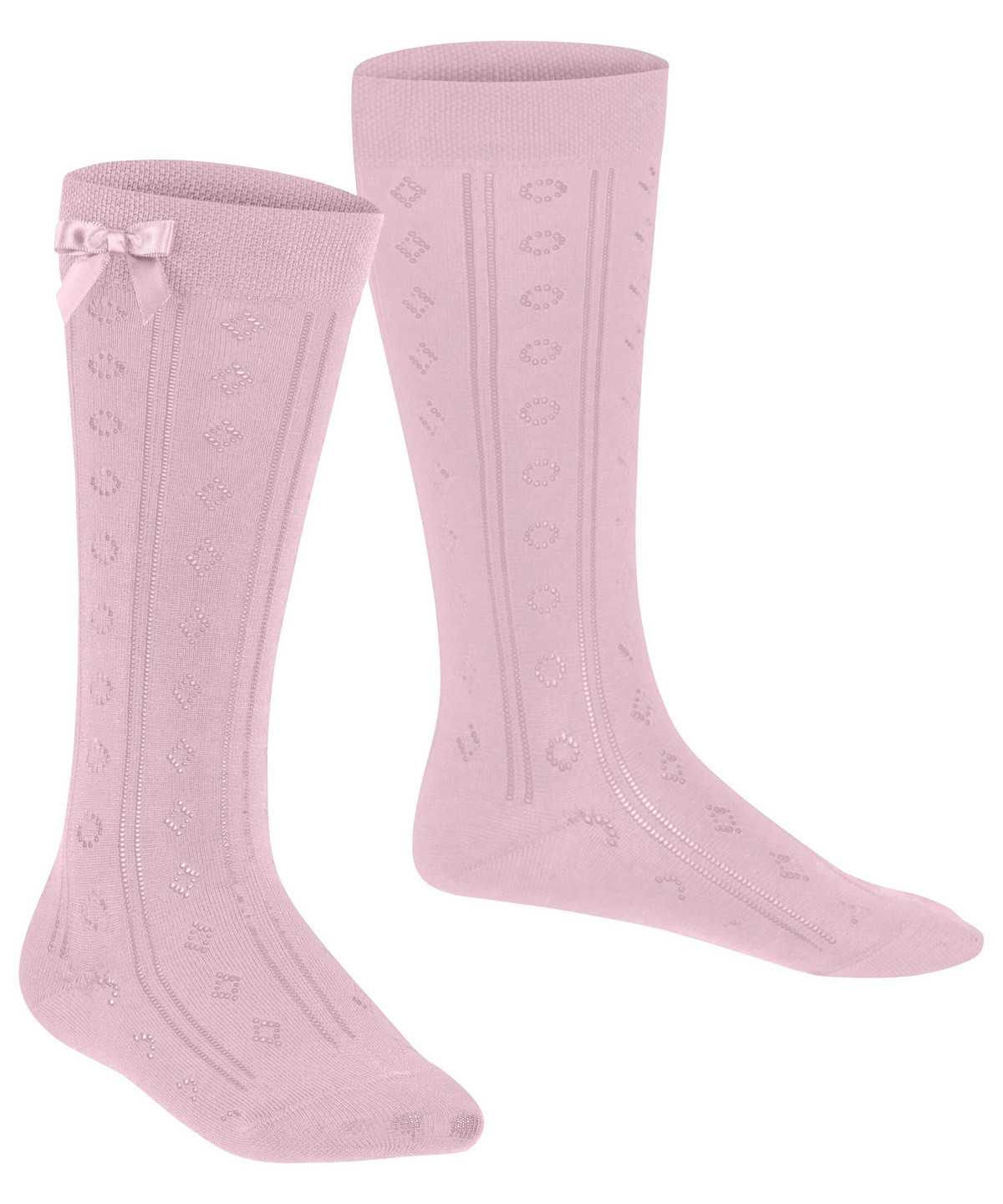 Falke Ajour Knee-high Socks Sokken Kinderen Roze | GFZ-023419