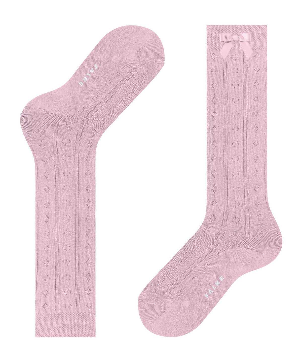 Falke Ajour Knee-high Socks Sokken Kinderen Roze | GFZ-023419