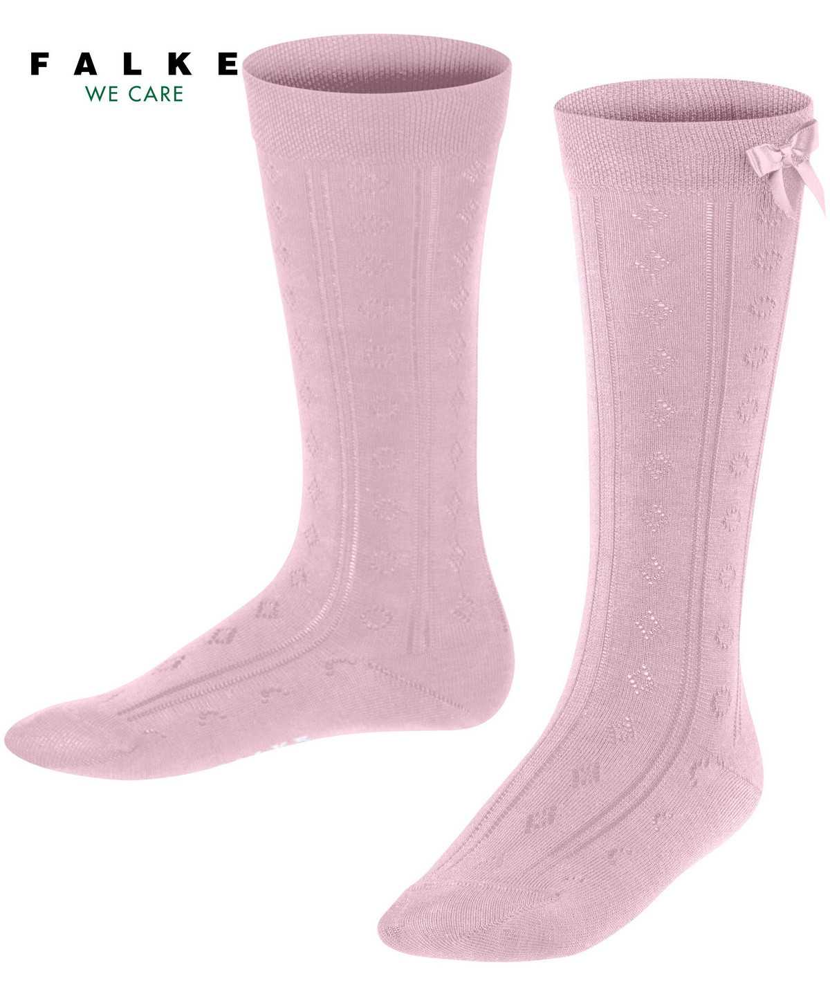 Falke Ajour Knee-high Socks Sokken Kinderen Roze | GFZ-023419