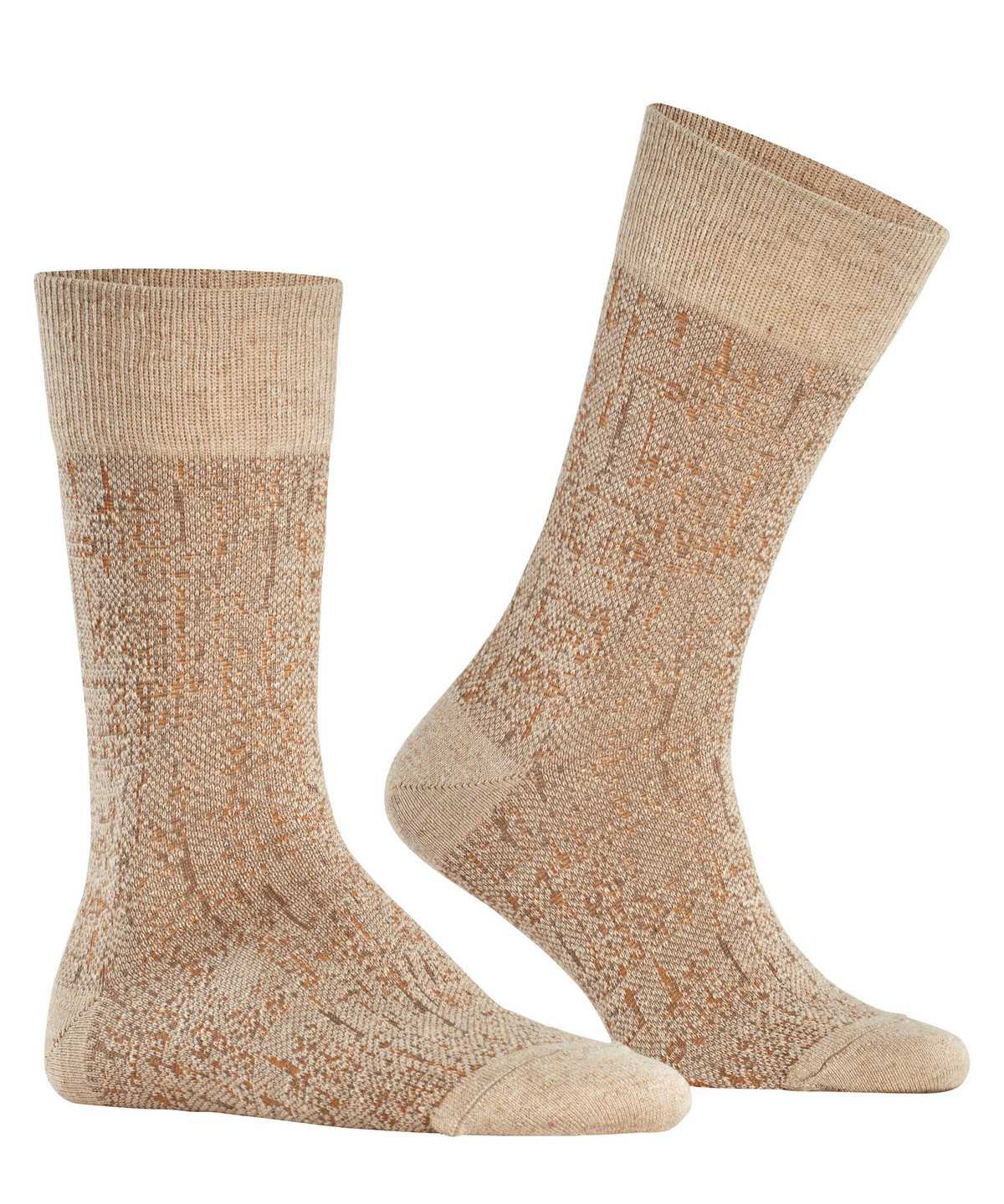 Falke Artisanship Socks Sokken Heren Beige | ISA-267840