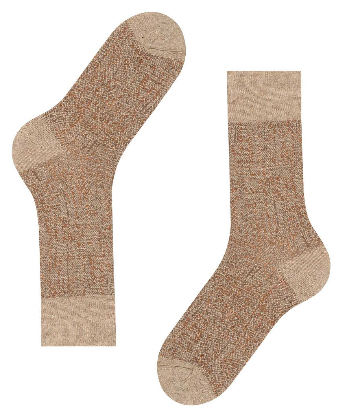 Falke Artisanship Socks Sokken Heren Beige | ISA-267840