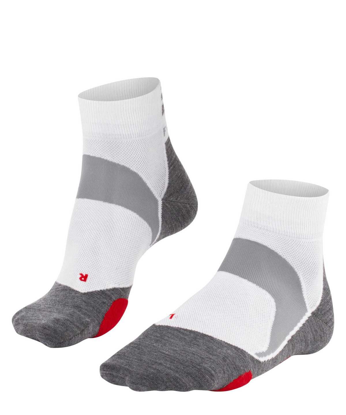 Falke BC5 Endurance Biking Short sock Sports Socks Dames Wit | UNV-689034