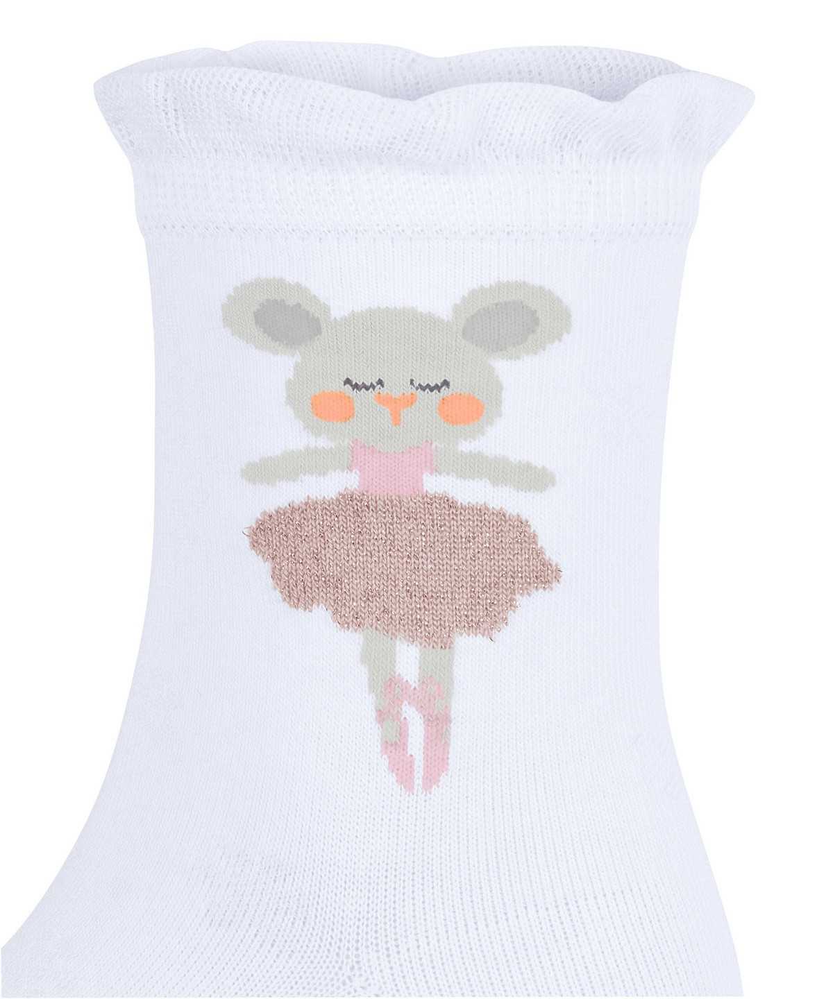 Falke Ballerina Mouse Socks Sokken Kinderen Wit | KXT-237650