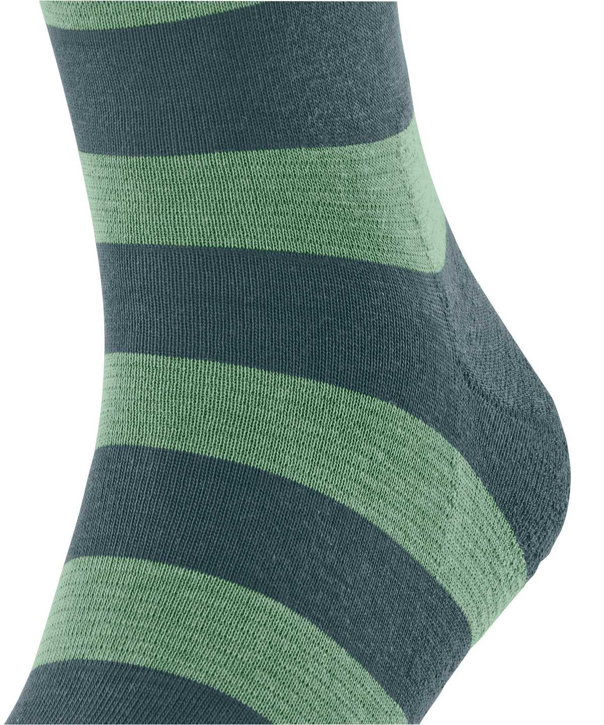 Falke Block Stripe Socks Sokken Dames Groen | MPU-614932