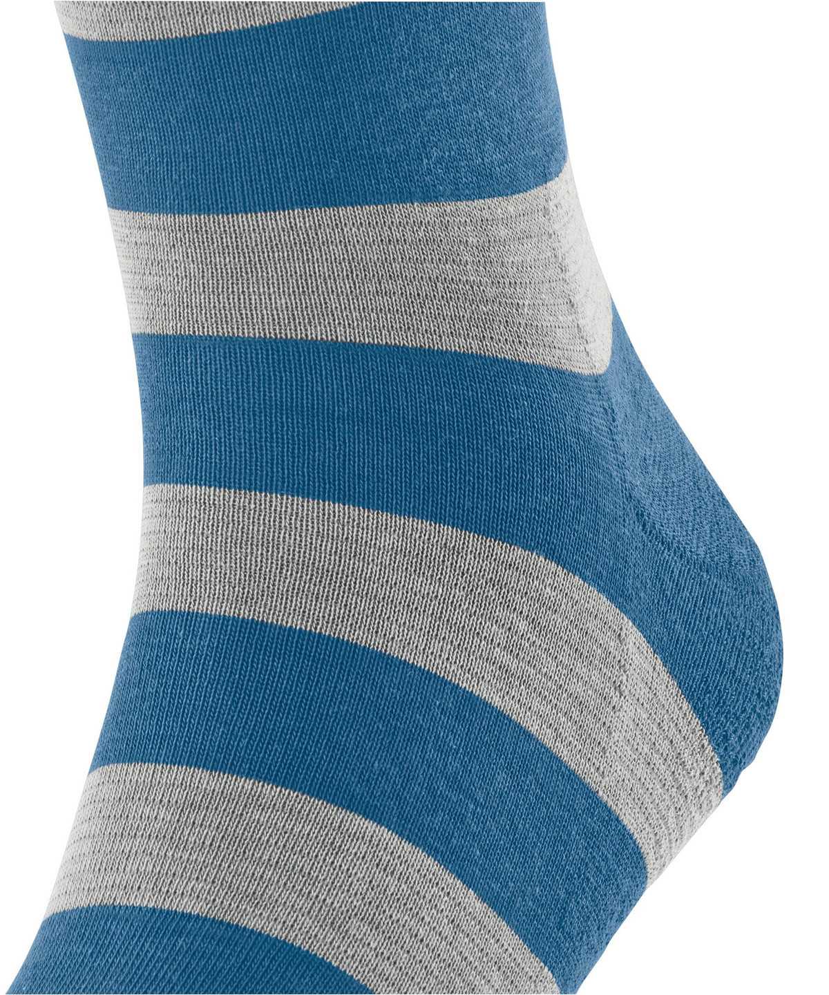 Falke Block Stripe Socks Sokken Heren Blauw | KQH-198742