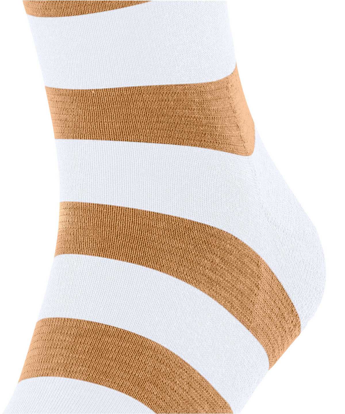 Falke Block Stripe Socks Sokken Heren Wit | JZO-593726