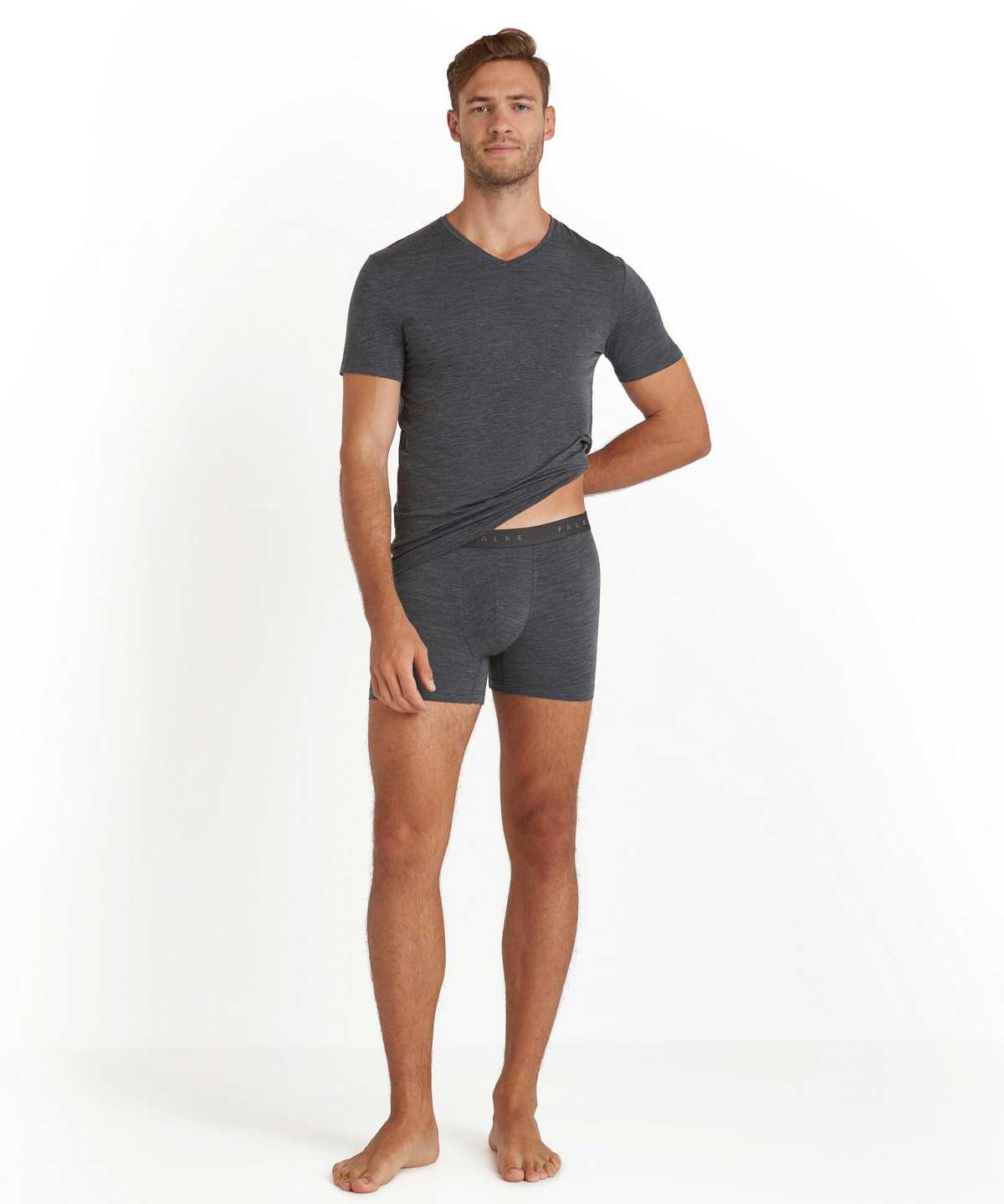 Falke Boxer Daily ClimaWool Boxer & Slips Heren Grijs | RQB-027681