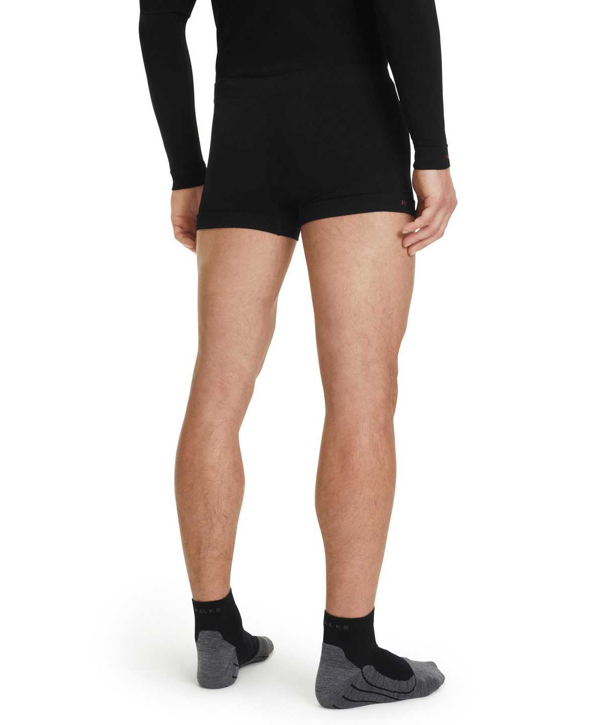 Falke Boxer Wool-Tech Light Boxer & Slips Heren Zwart | TIL-024793