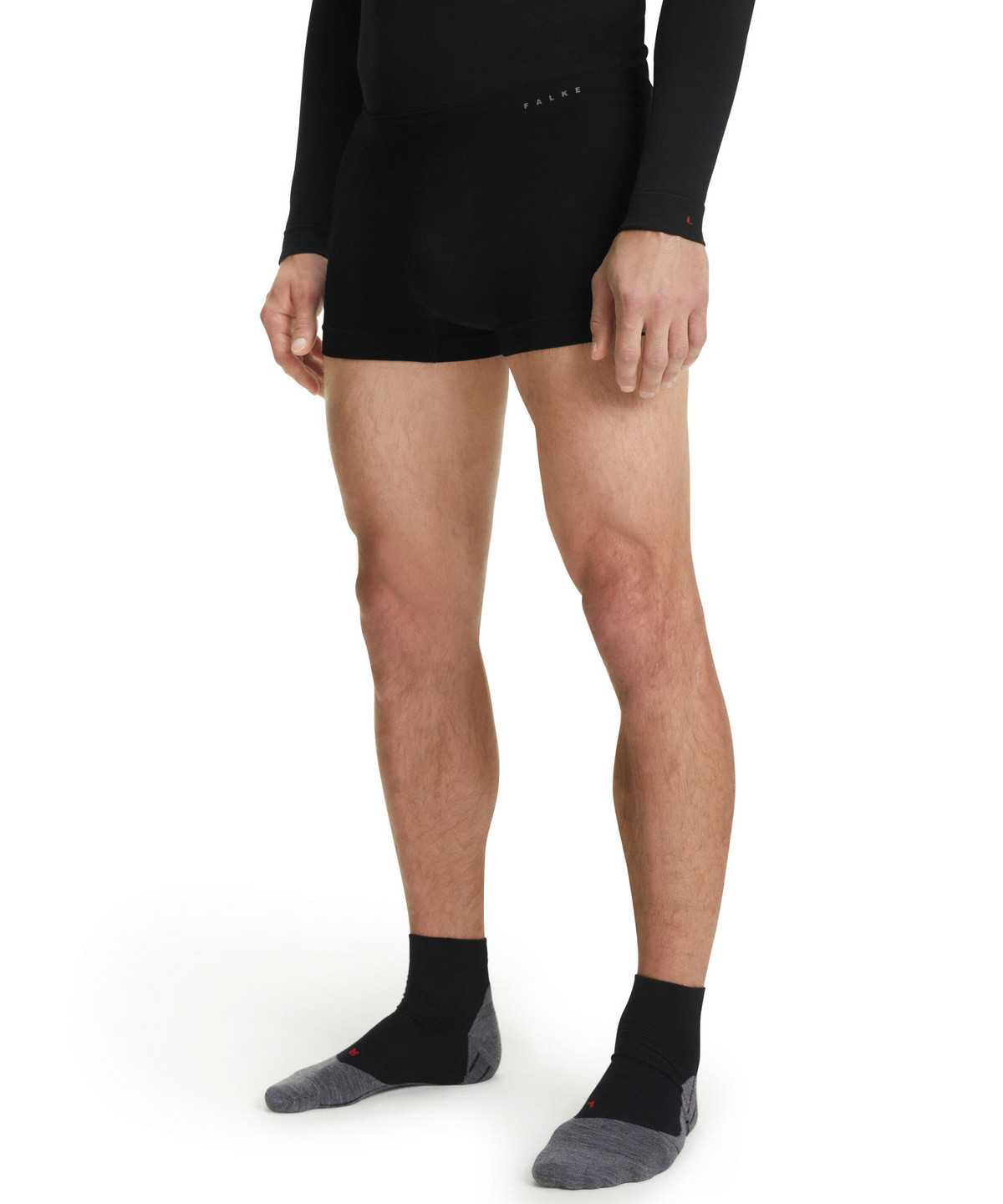 Falke Boxer Wool-Tech Light Boxer & Slips Heren Zwart | TIL-024793