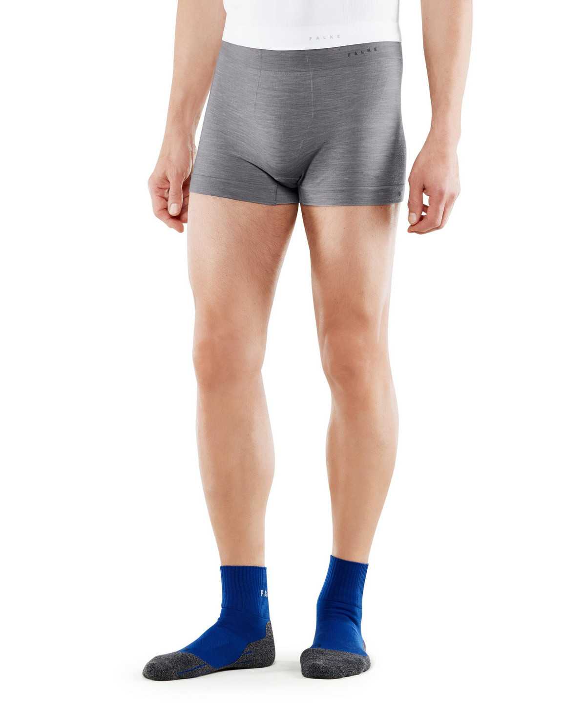 Falke Boxer Wool-Tech Light Boxer & Slips Heren Grijs | SVA-940536