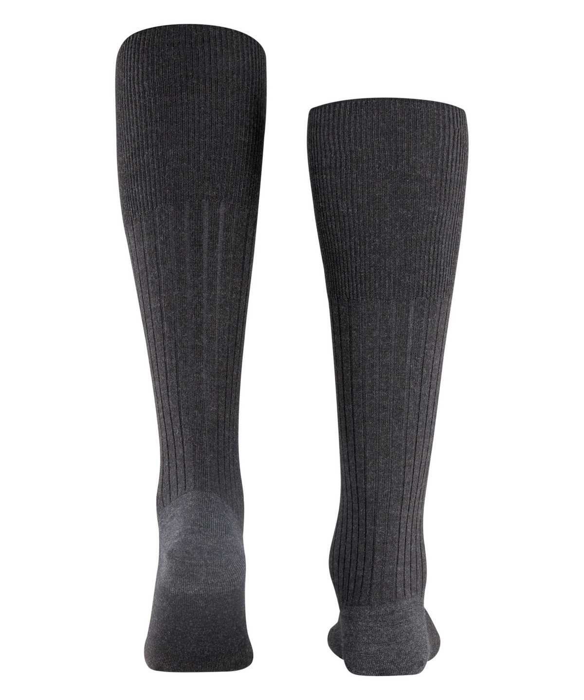 Falke Bristol Pure Knee-high Socks Sokken Heren Grijs | AEQ-385612