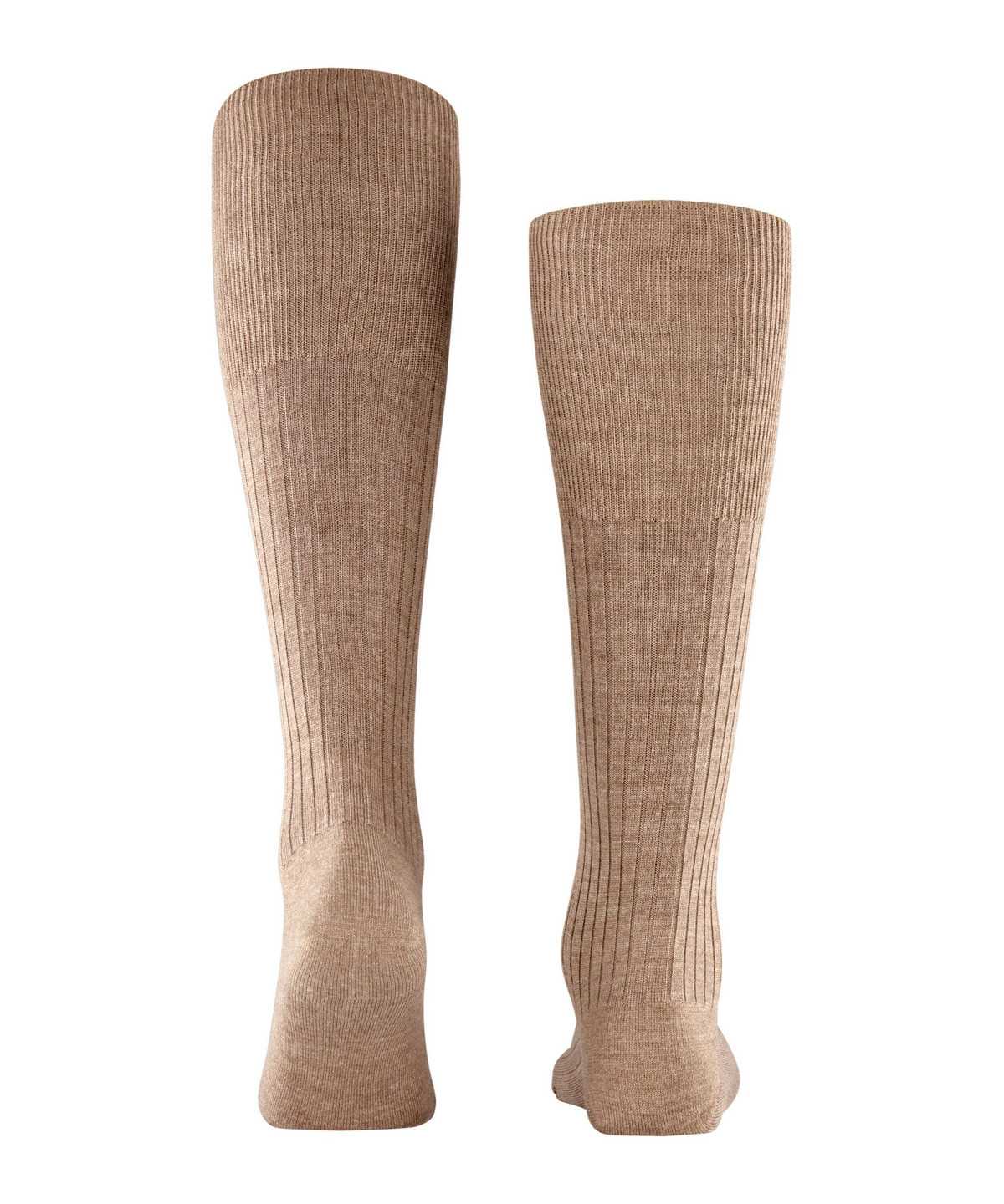 Falke Bristol Pure Knee-high Socks Sokken Heren Bruin | ABO-736580