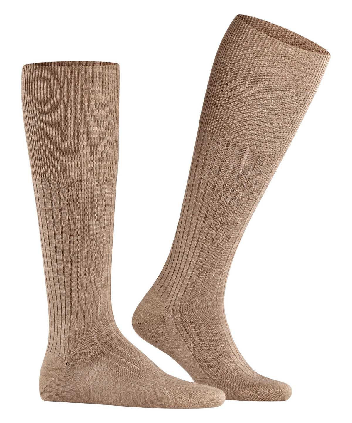 Falke Bristol Pure Knee-high Socks Sokken Heren Bruin | ABO-736580