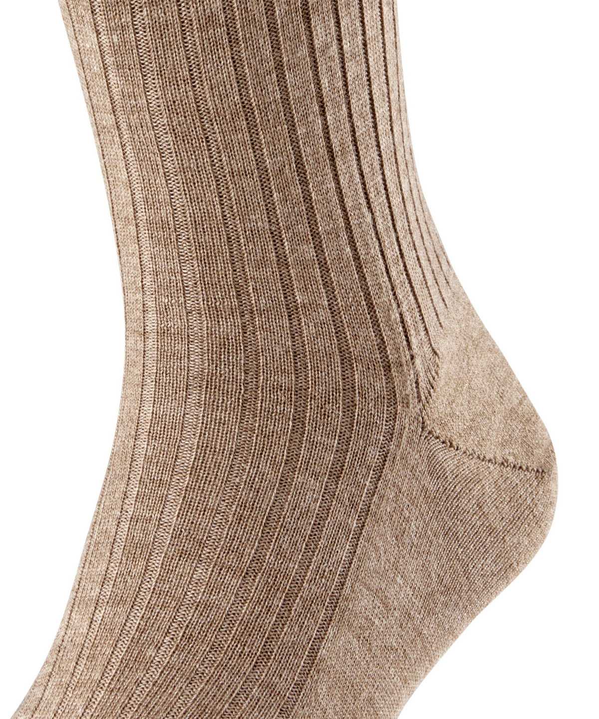 Falke Bristol Pure Knee-high Socks Sokken Heren Bruin | ABO-736580