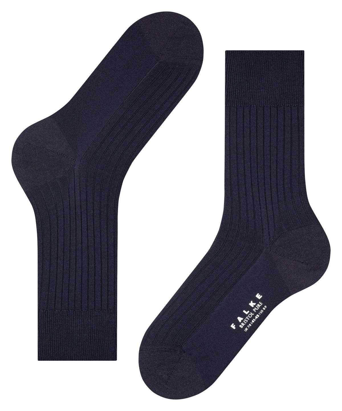 Falke Bristol Pure Socks Sokken Heren Blauw | MLB-306928