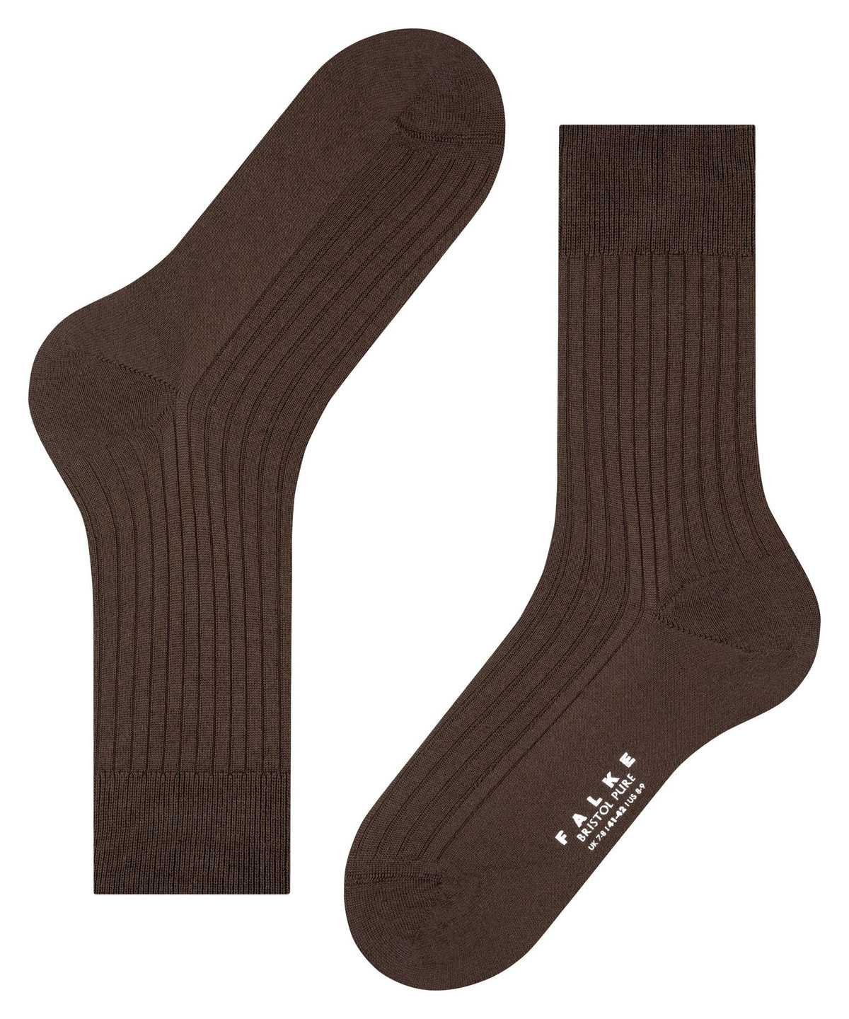 Falke Bristol Pure Socks Sokken Heren Bruin | TSQ-593128