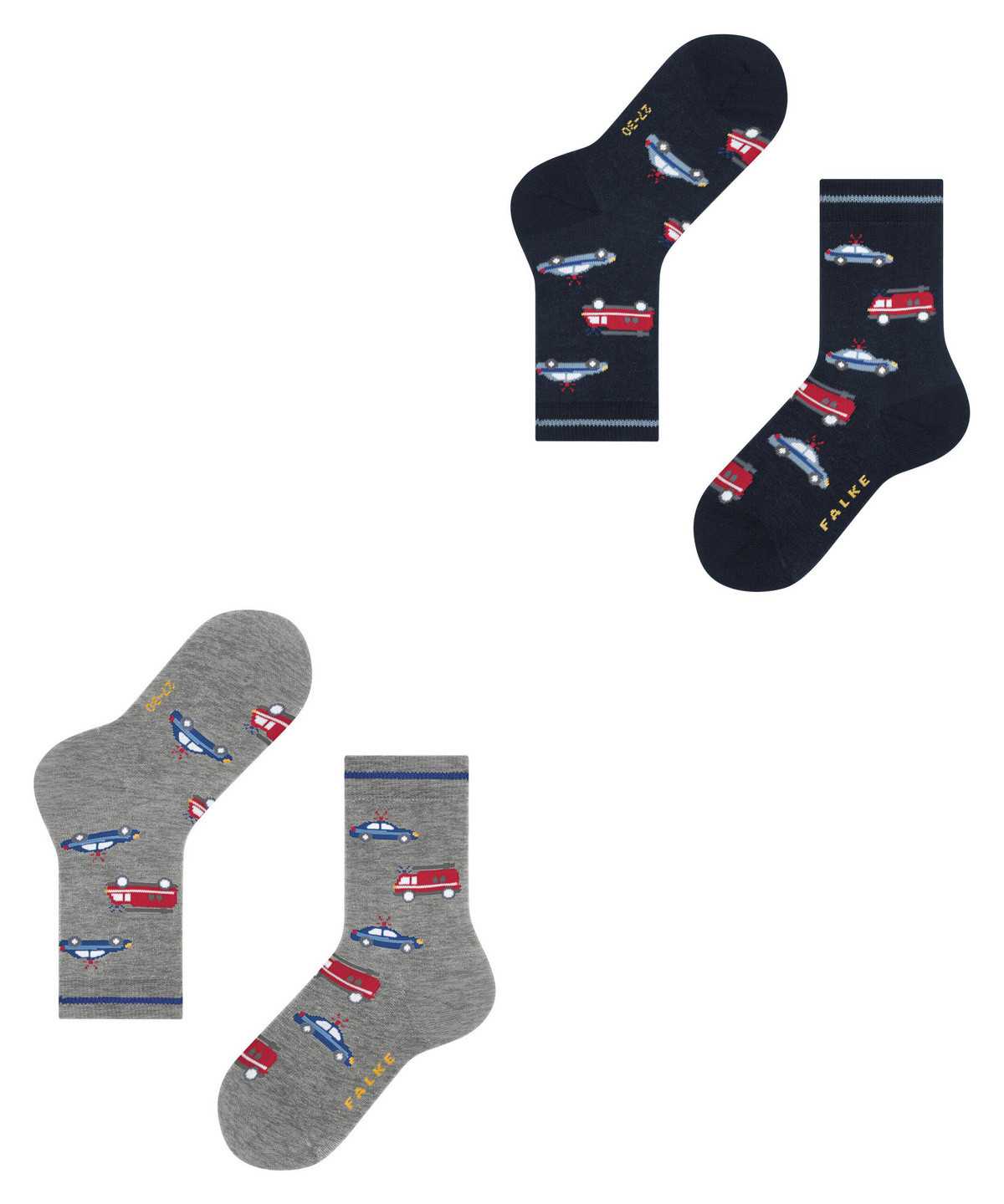 Falke Cars 2-Pack Socks Sokken Kinderen Multicolored | EUJ-428750