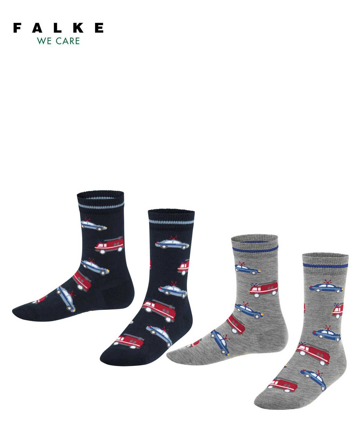 Falke Cars 2-Pack Socks Sokken Kinderen Multicolored | EUJ-428750