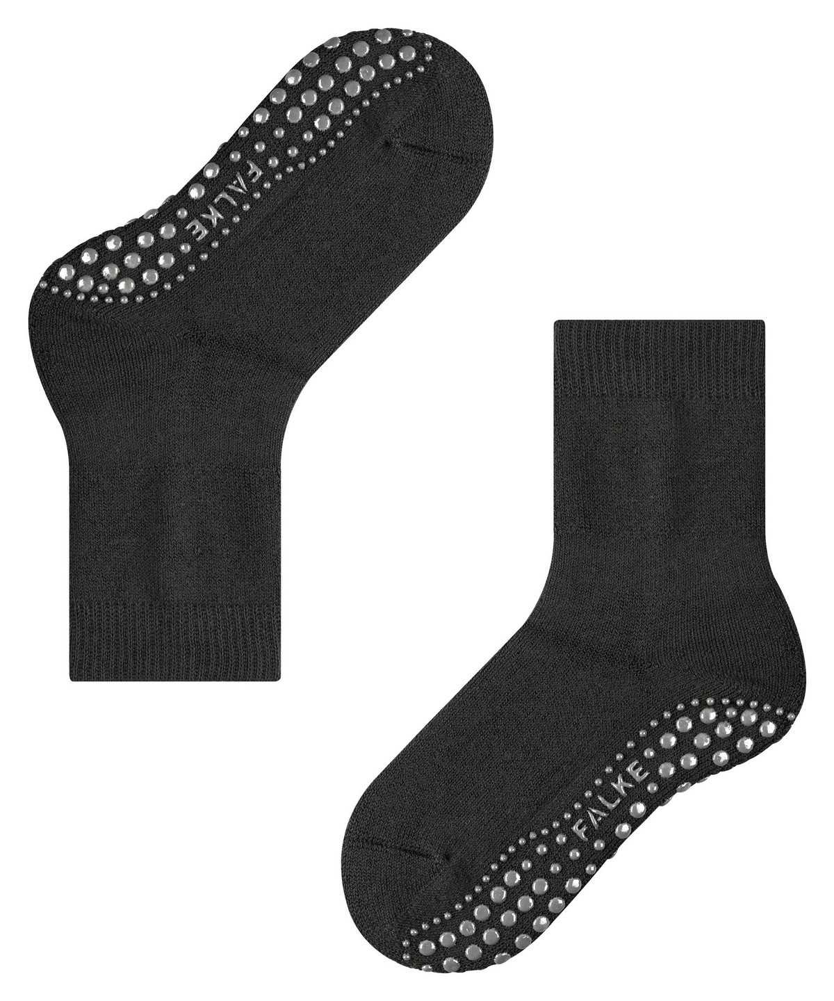 Falke Catspads House socks Sokken Kinderen Zwart | WOA-842701