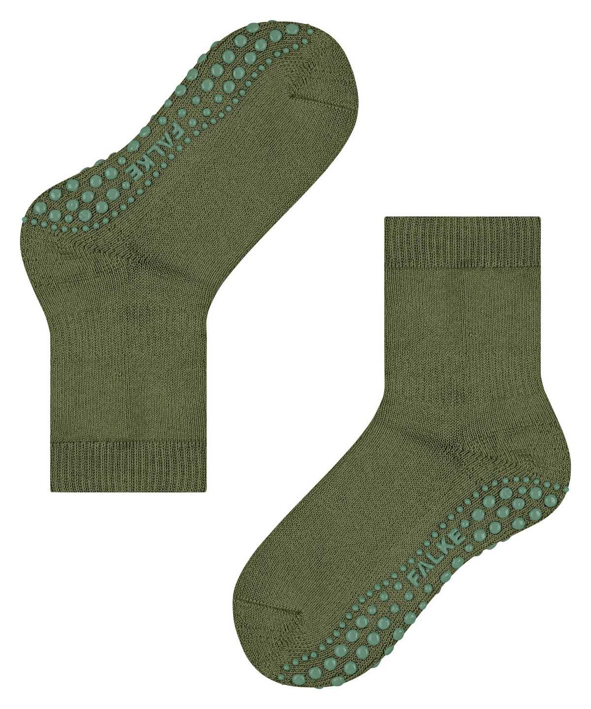 Falke Catspads House socks Sokken Kinderen Groen | KWM-217806