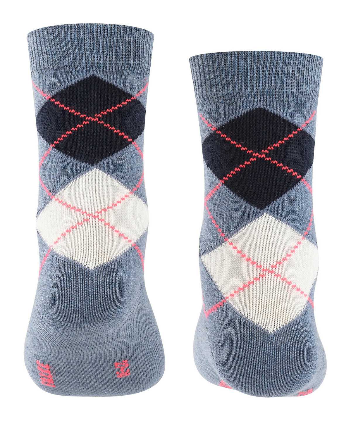 Falke Classic Argyle Socks Sokken Kinderen Blauw | XSR-735941