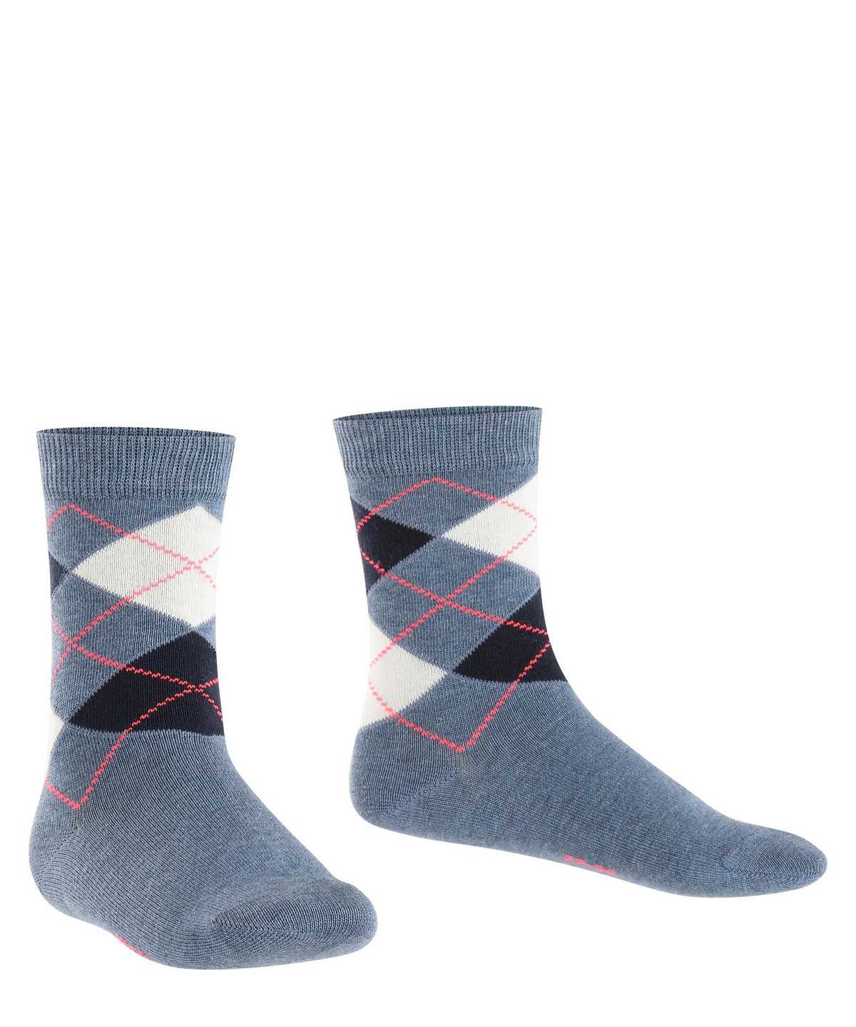 Falke Classic Argyle Socks Sokken Kinderen Blauw | XSR-735941