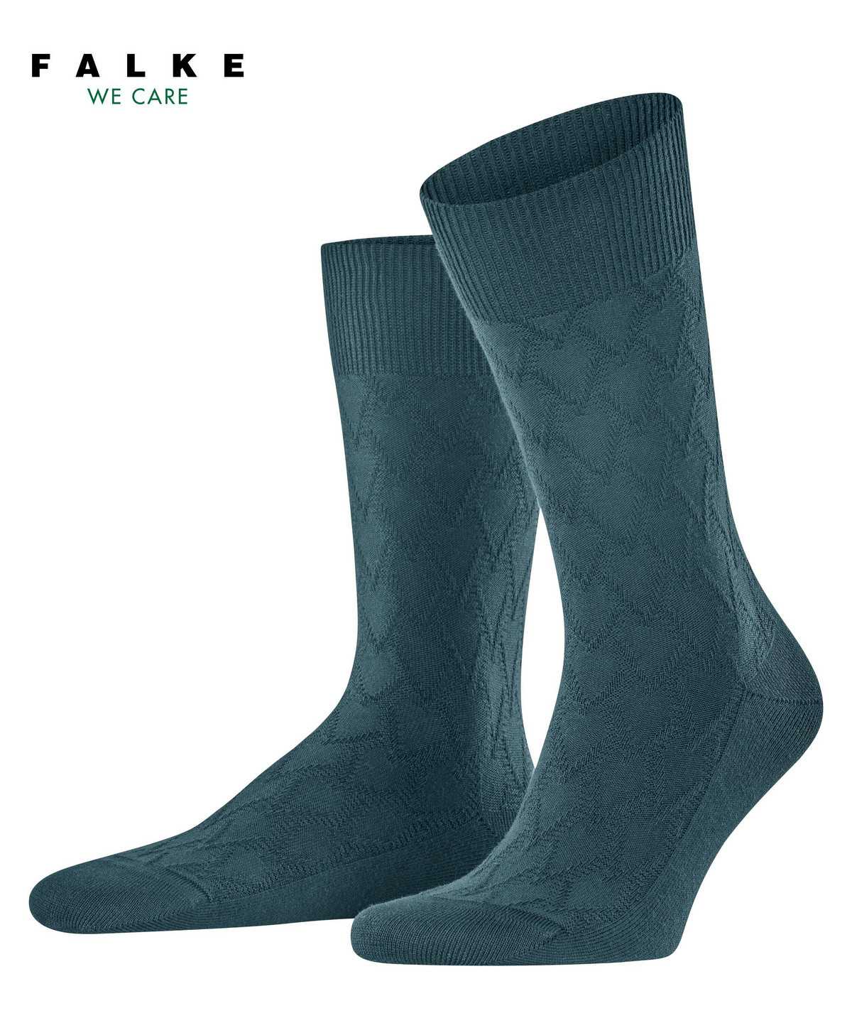 Falke Classic Tale Socks Sokken Heren Groen | MUY-465092