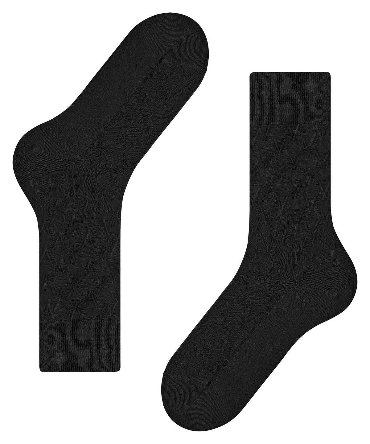 Falke Classic Tale Socks Sokken Heren Zwart | XAD-514802