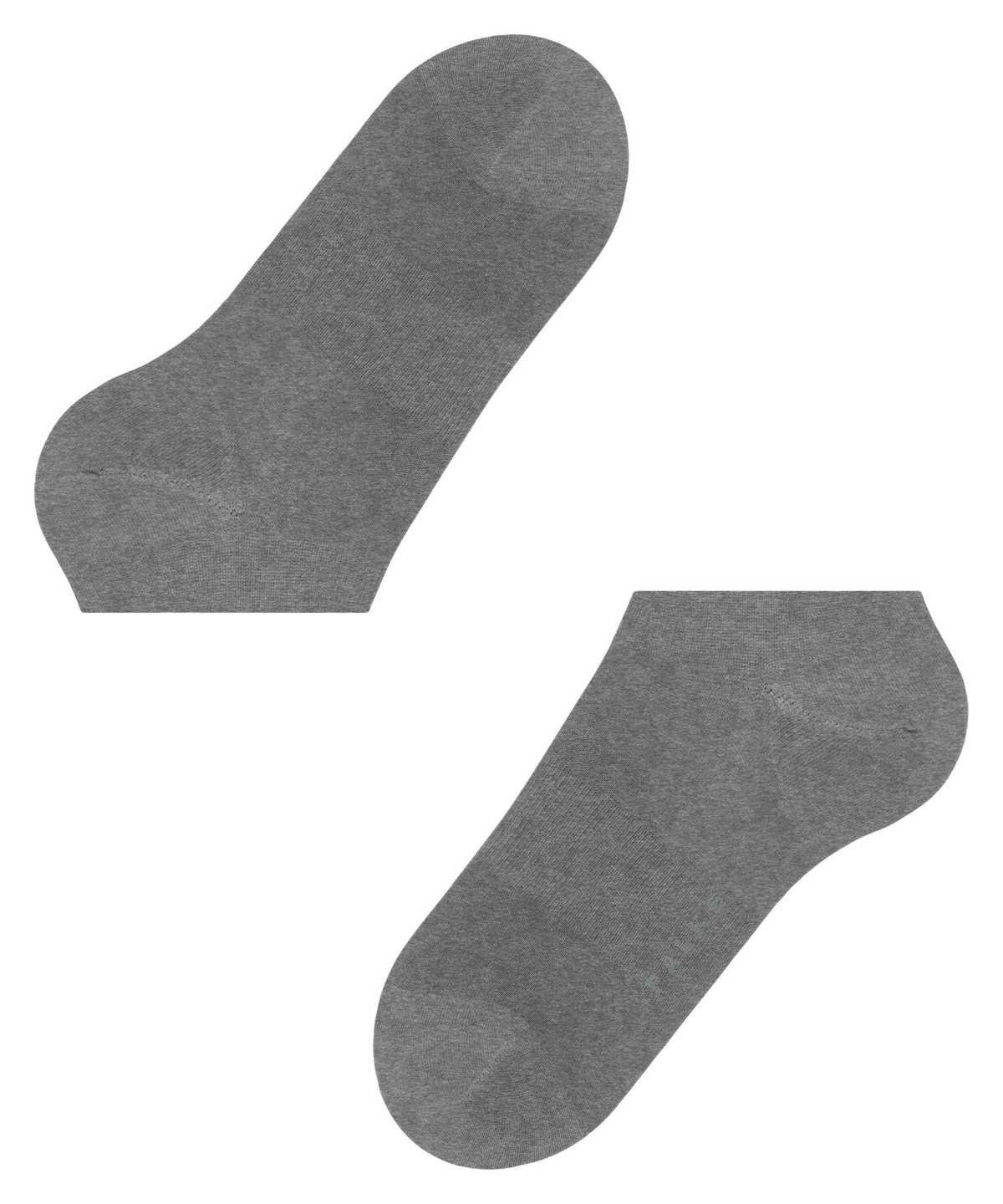 Falke ClimaWool Invisibles No Show Socks Heren Grijs | JWL-204715