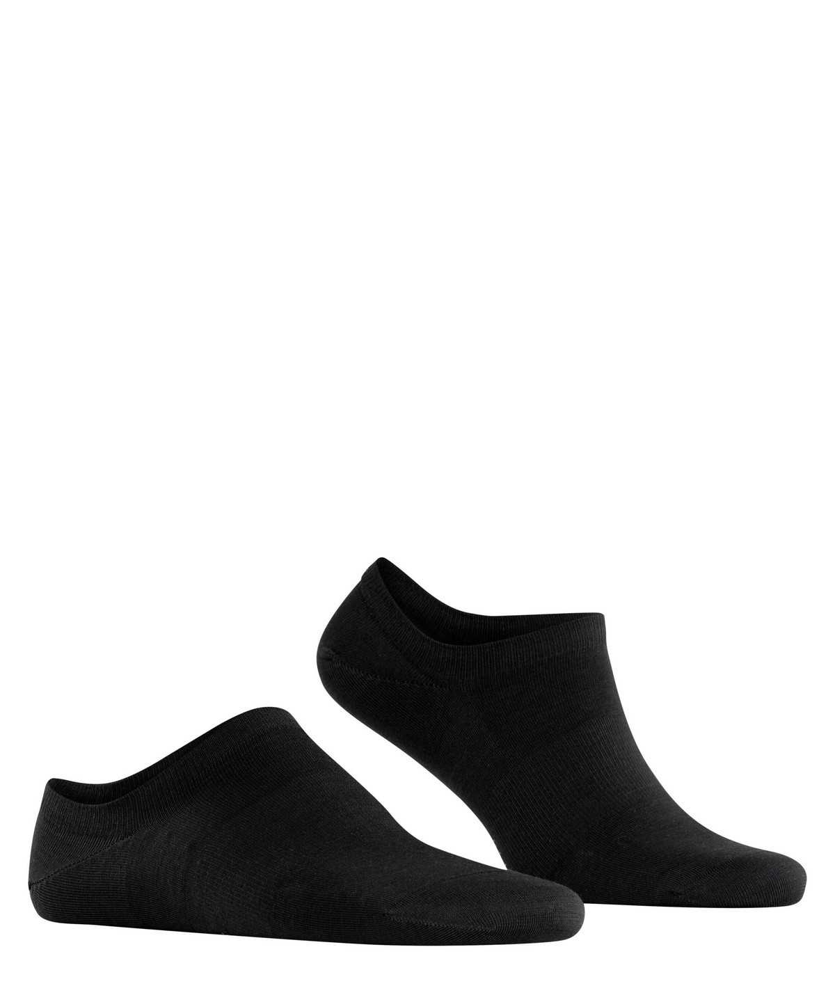 Falke ClimaWool Invisibles No Show Socks Heren Zwart | HLI-409783