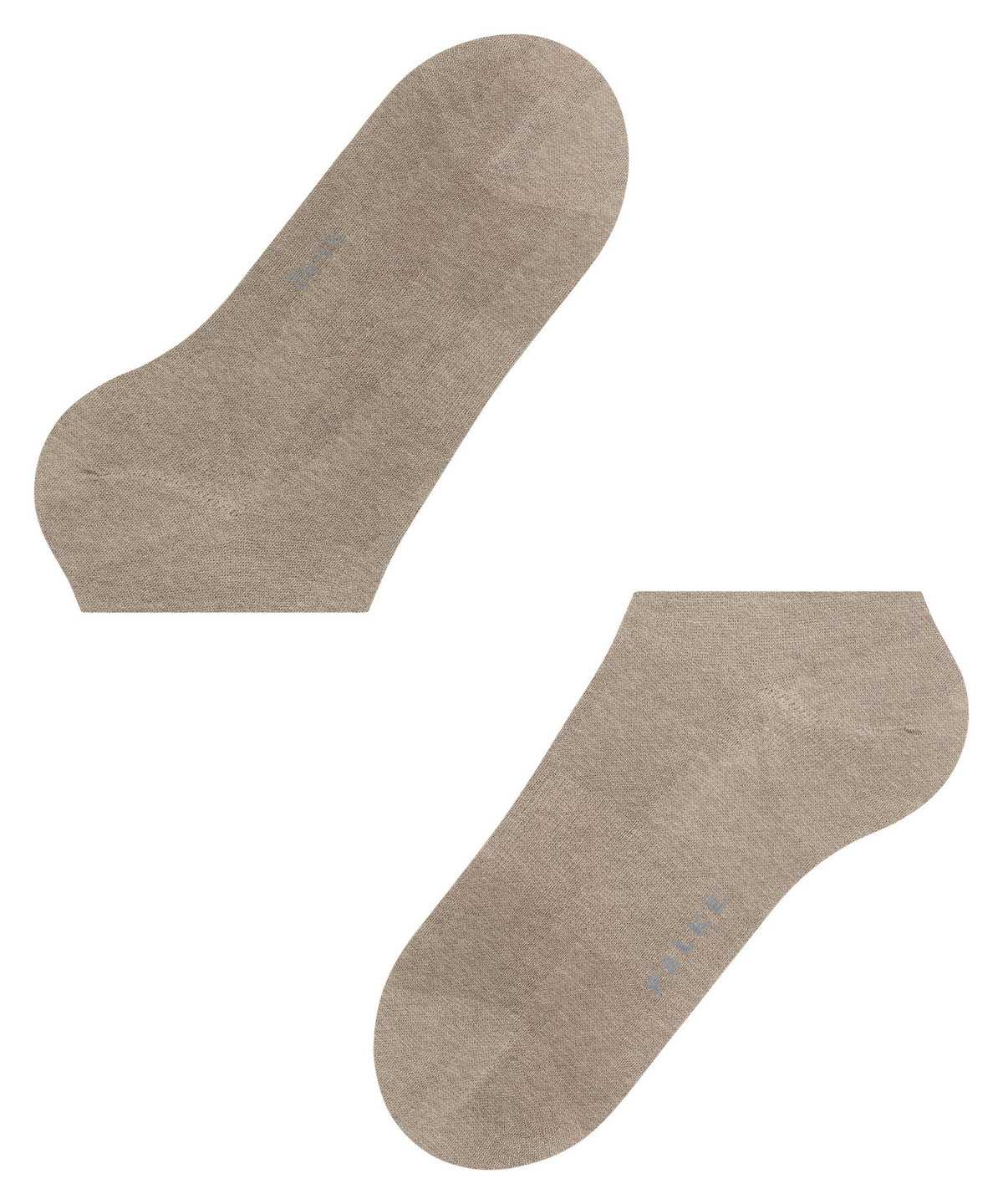 Falke ClimaWool Invisibles No Show Socks Heren Grijs | QNT-316745