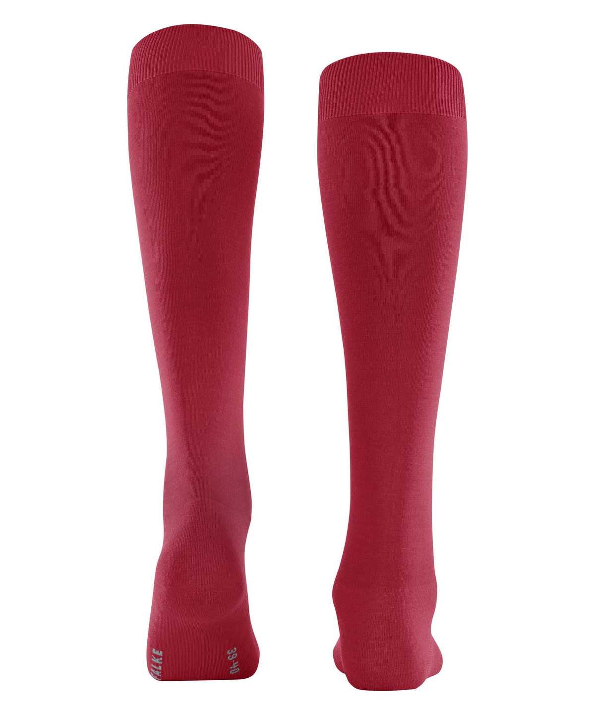 Falke ClimaWool Knee-high Socks Sokken Dames Rood | NVP-861304