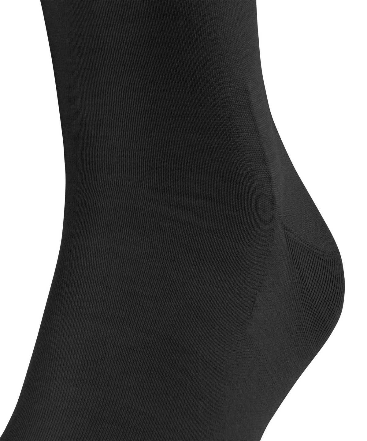 Falke ClimaWool Knee-high Socks Sokken Heren Zwart | GXW-425198