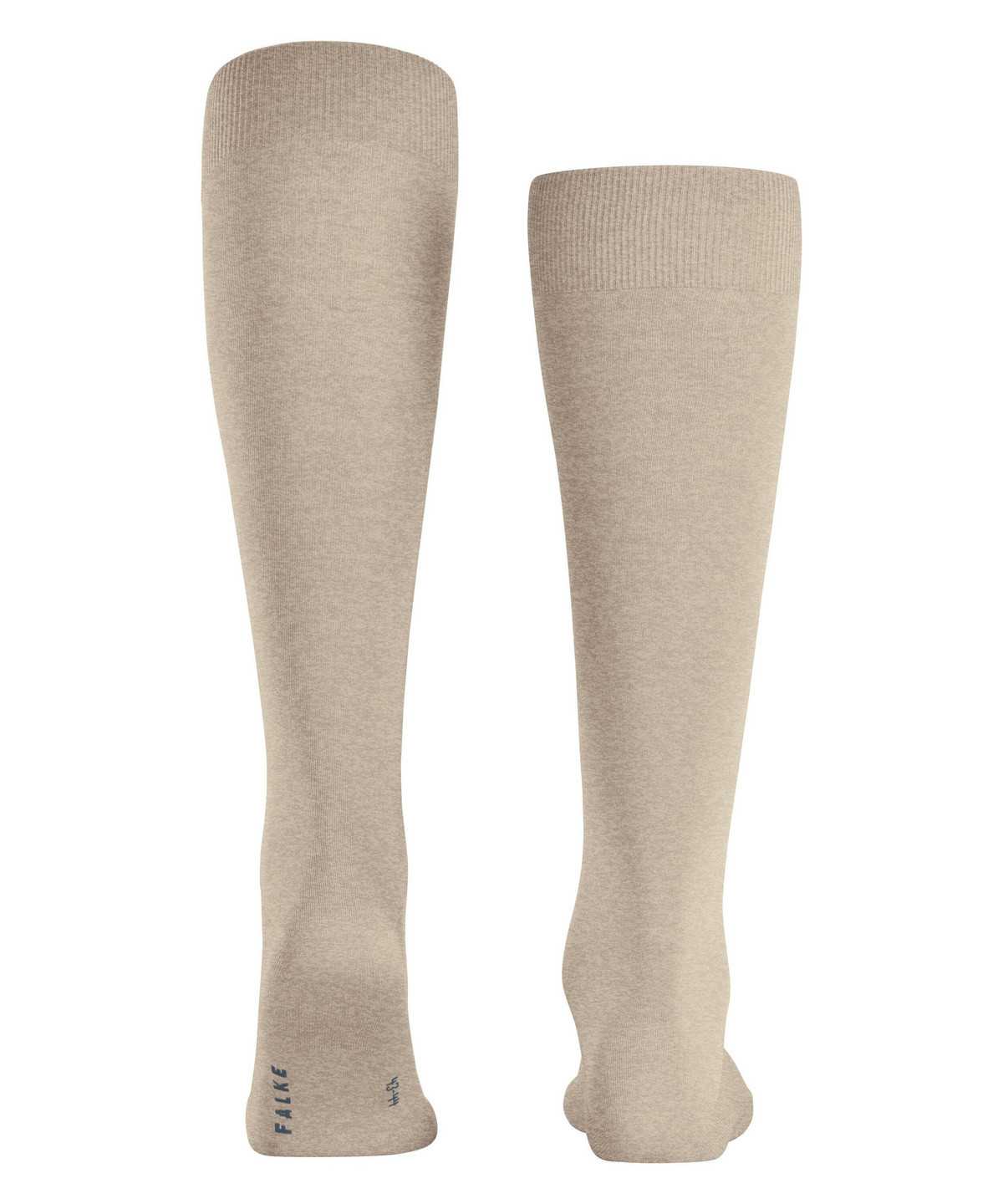 Falke ClimaWool Knee-high Socks Sokken Heren Beige | EJH-508174