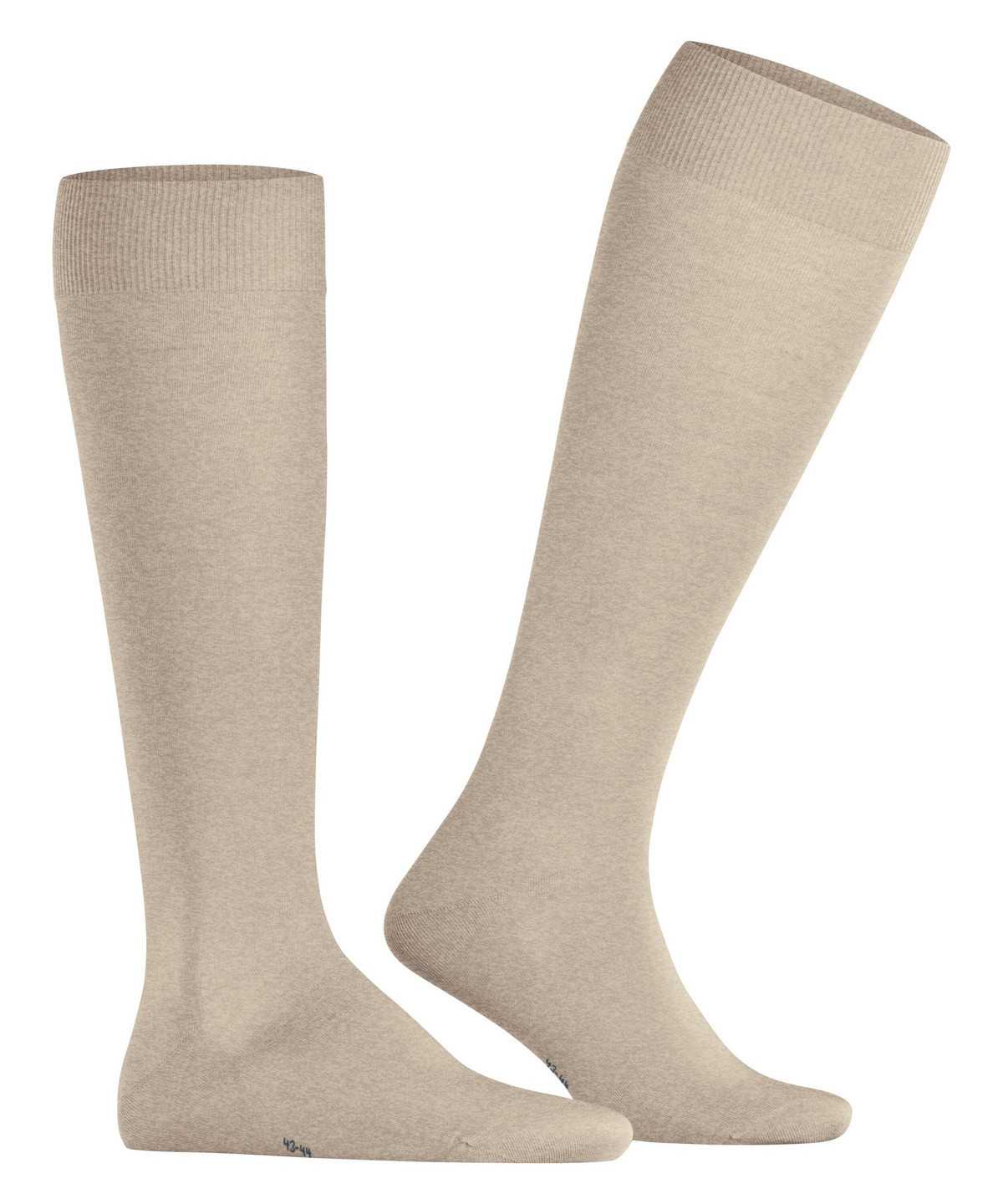 Falke ClimaWool Knee-high Socks Sokken Heren Beige | EJH-508174