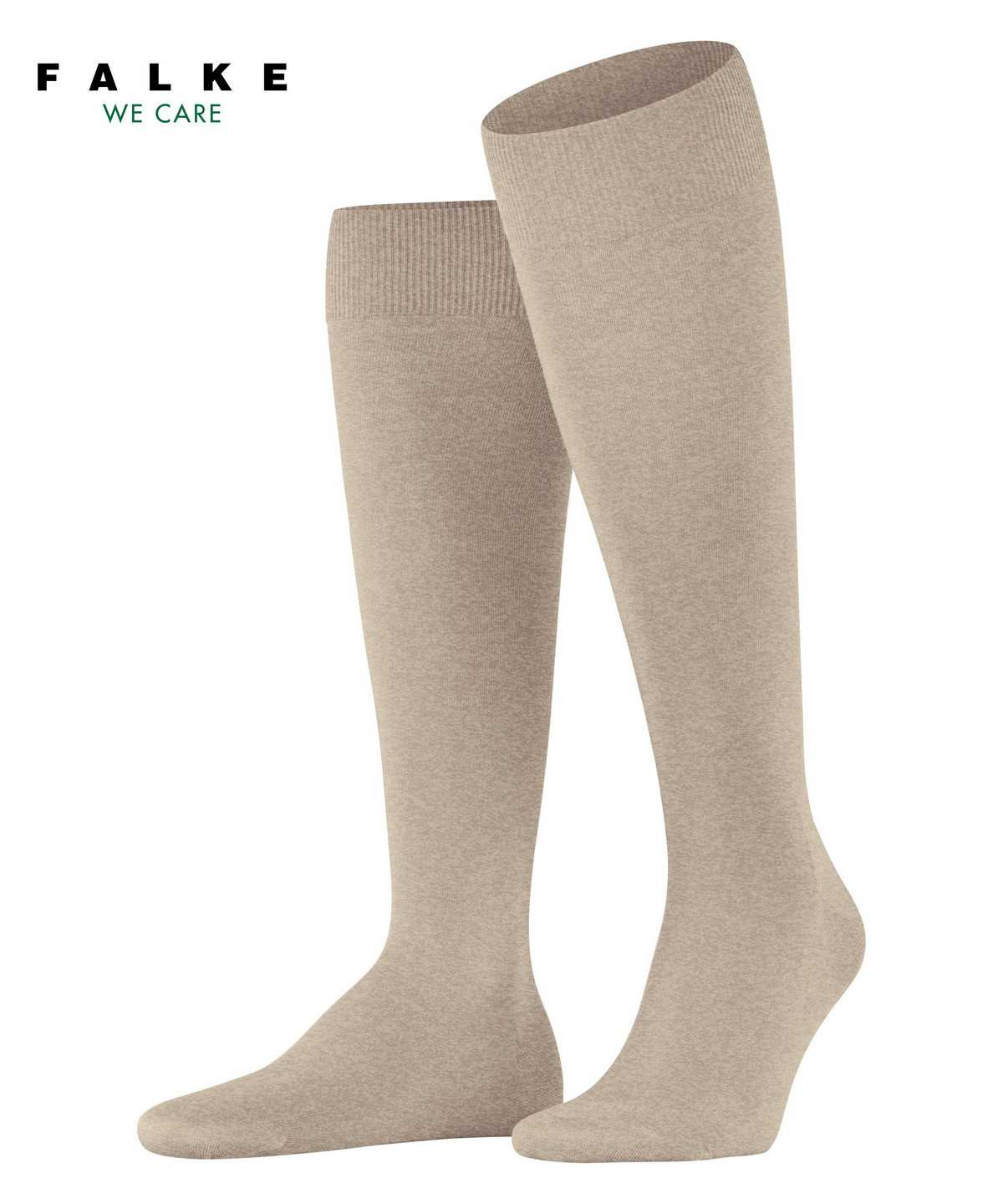 Falke ClimaWool Knee-high Socks Sokken Heren Beige | EJH-508174