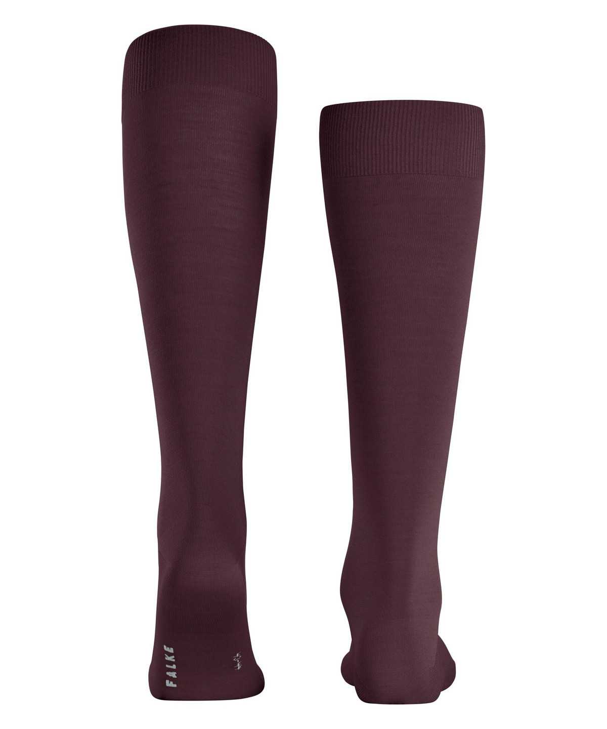 Falke ClimaWool Knee-high Socks Sokken Heren Rood | NTO-132650