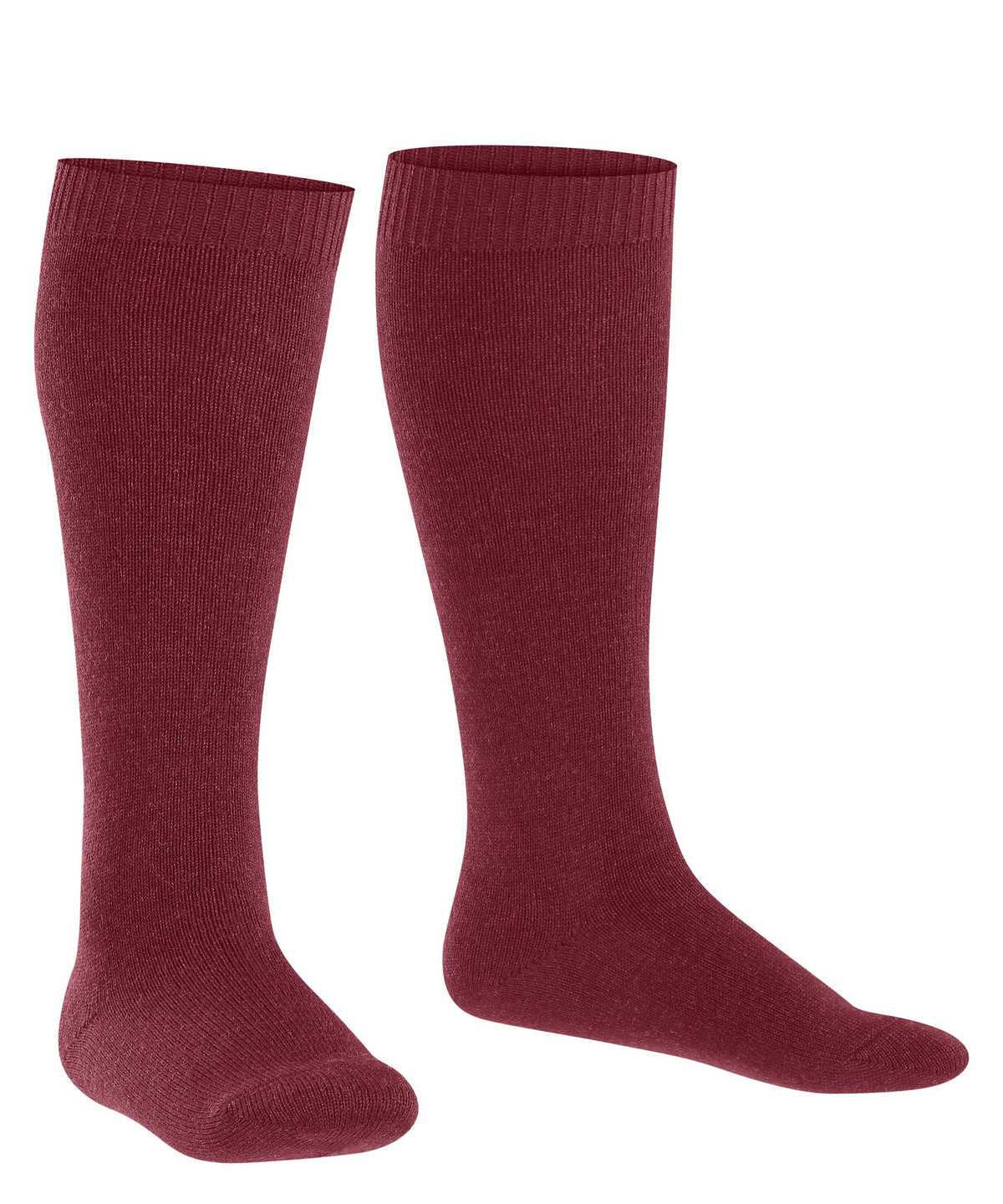 Falke Comfort Wool Knee-high Socks Sokken Kinderen Rood | ETH-970253