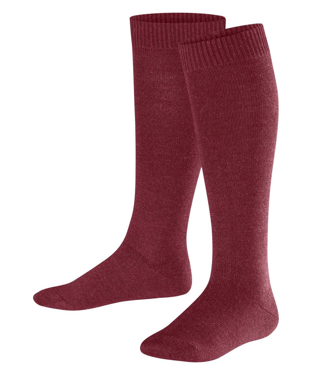 Falke Comfort Wool Knee-high Socks Sokken Kinderen Rood | ETH-970253