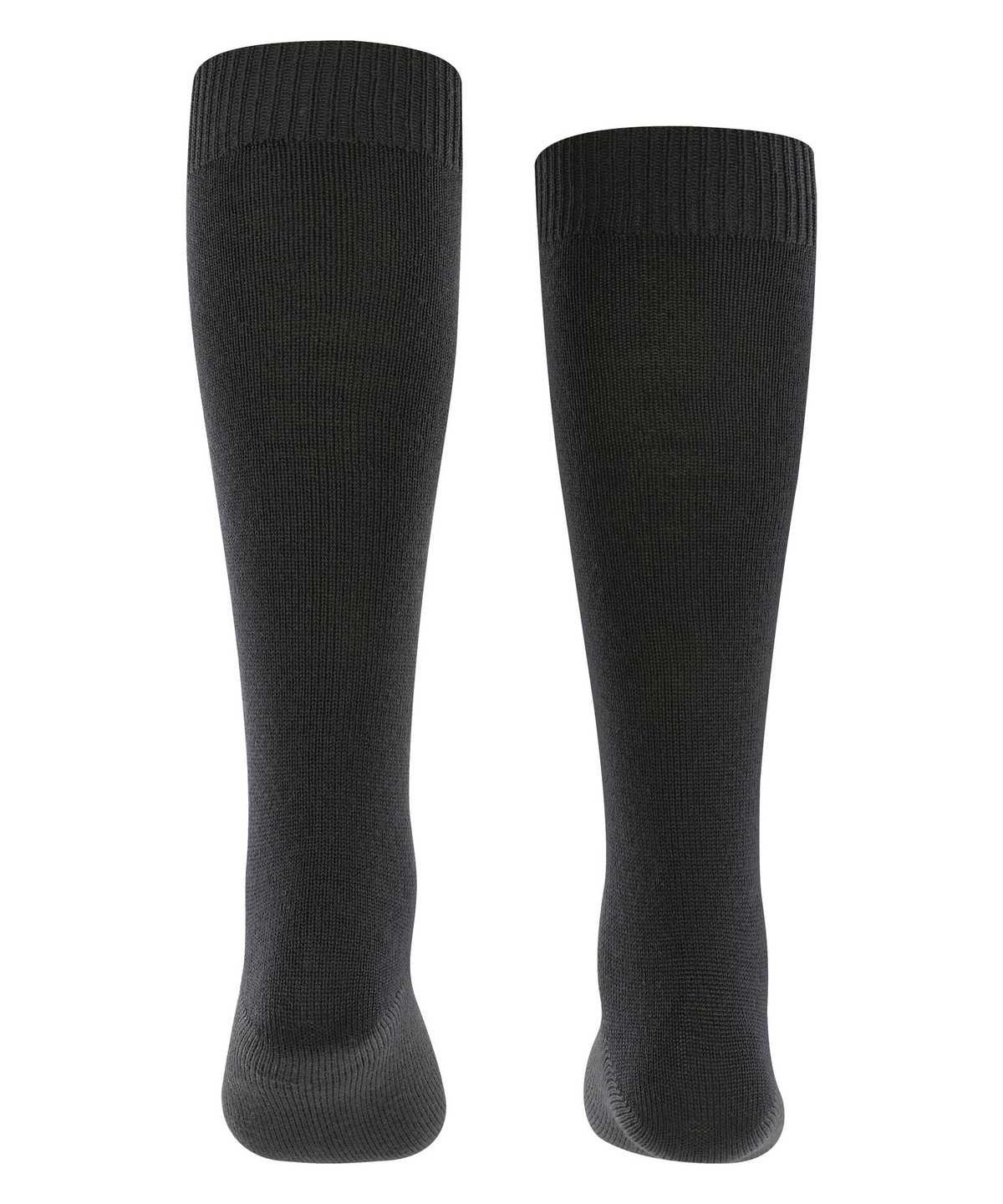 Falke Comfort Wool Knee-high Socks Sokken Kinderen Zwart | HBY-360981