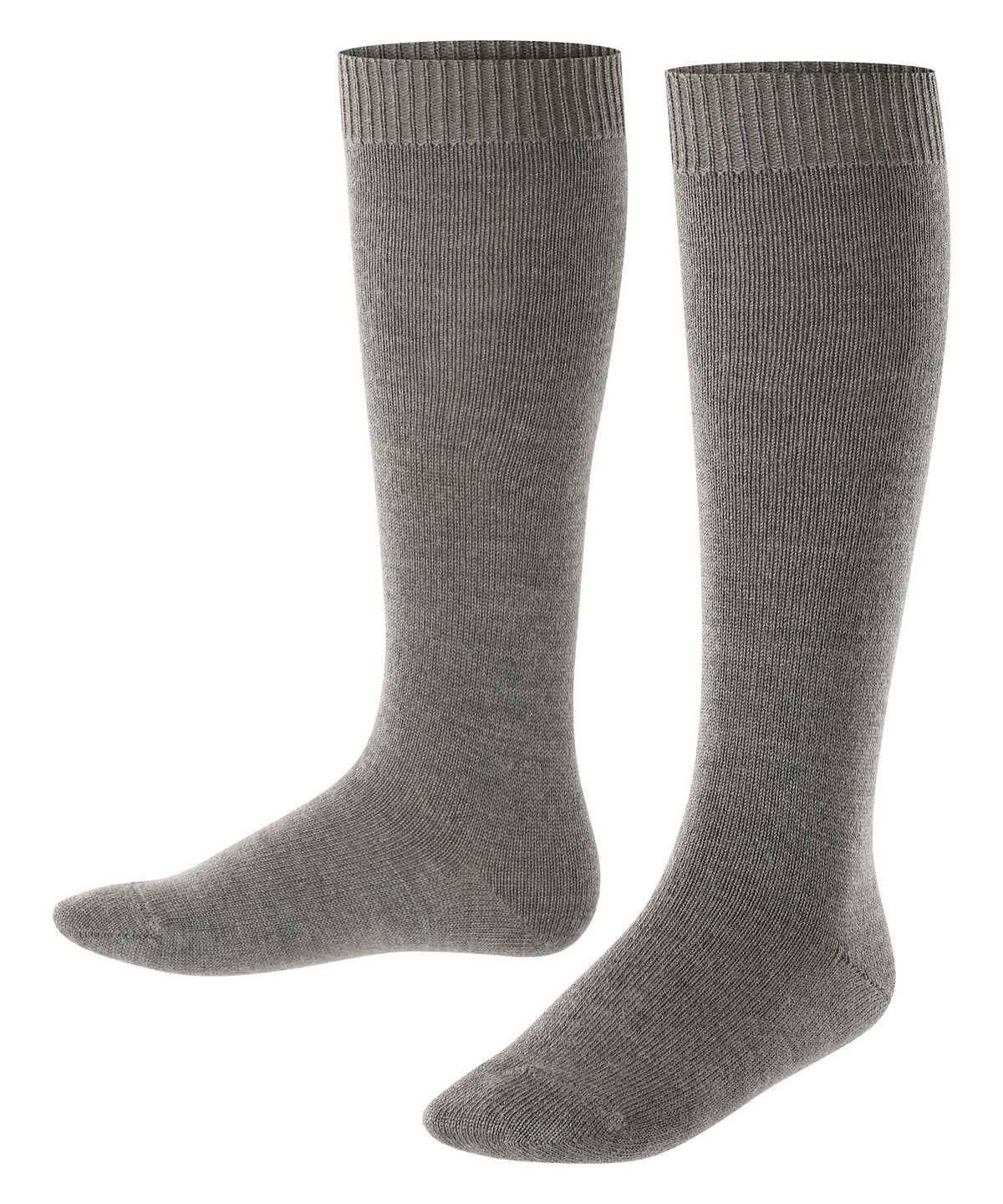 Falke Comfort Wool Knee-high Socks Sokken Kinderen Grijs | YGH-612908