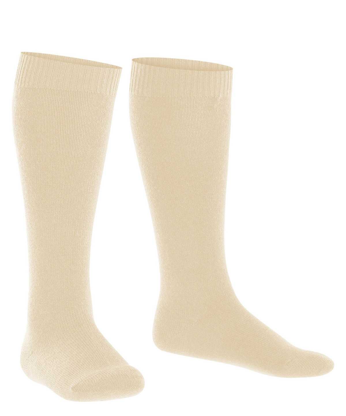 Falke Comfort Wool Knee-high Socks Sokken Kinderen Beige | SNB-284931