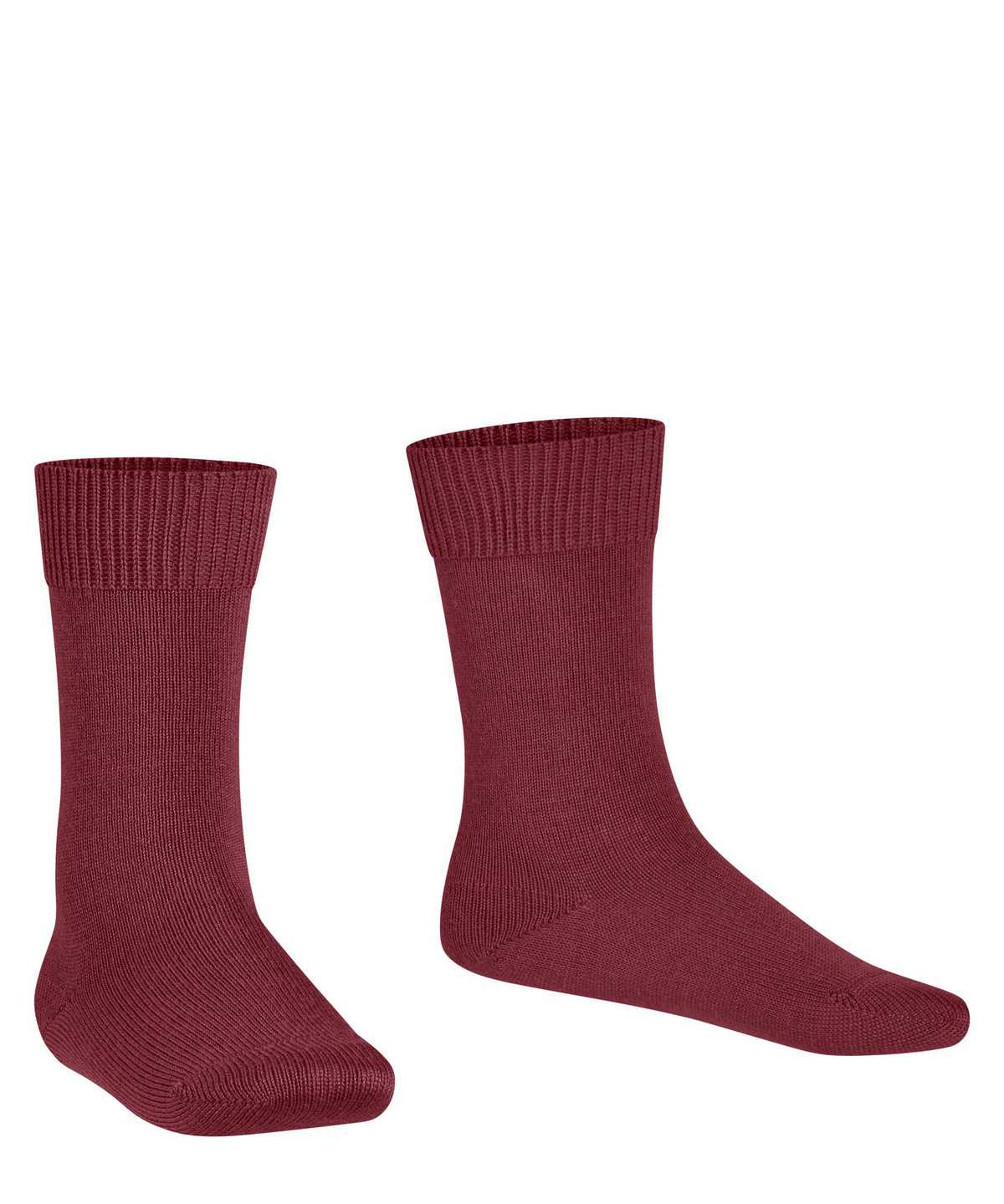 Falke Comfort Wool Socks Sokken Kinderen Rood | UHY-094826